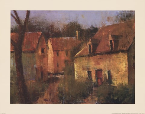 Framed French Farmhouse I Print