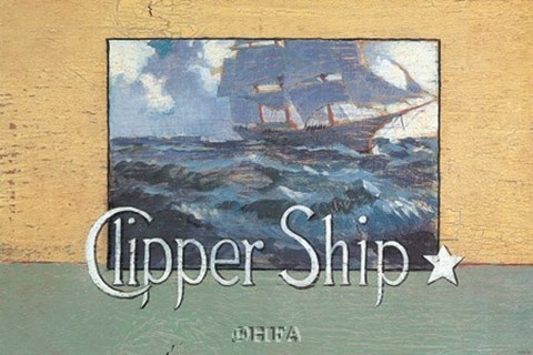 Framed Clipper Ship Print