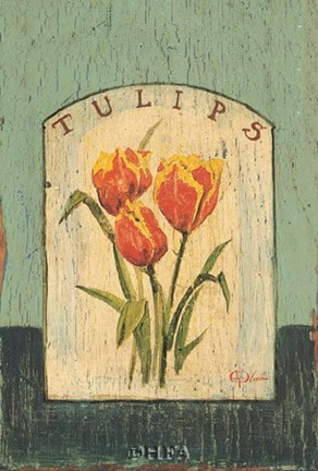 Framed Tulips Print