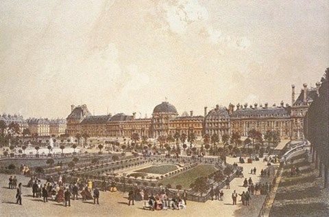 Framed Palais des Tuileries Print