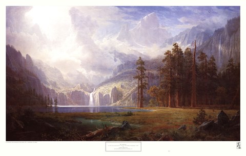 Framed Mt. Whitney Print