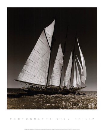 Framed Sailing at Cowes II Print