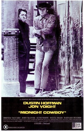 Framed Midnight Cowboy - Dustin Hoffman Print
