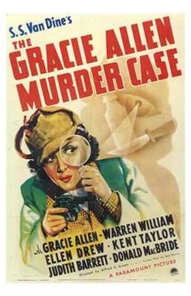 Framed Gracie Allen Murder Case Print