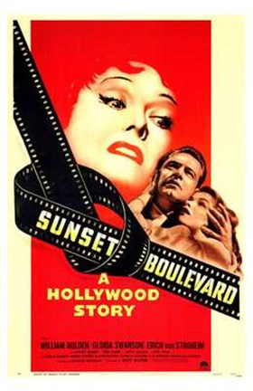 Framed Sunset Boulevard A Hollywood Story Print
