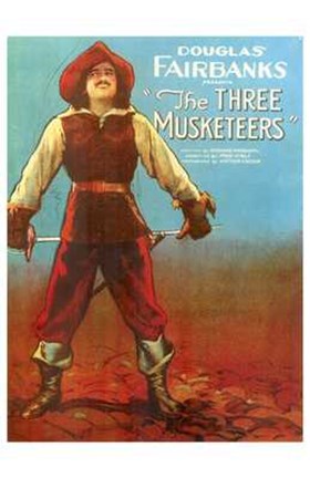 Framed Three Musketeers - Man standing Print