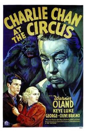 Framed Charlie Chan At the Circus Print