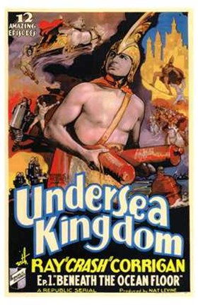 Framed Undersea Kingdom With Ray Corrigan Print