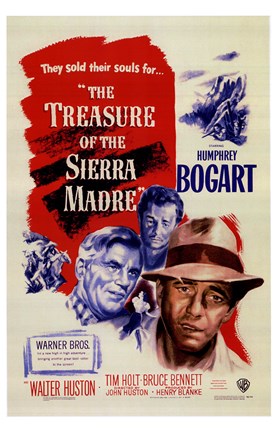 Framed Treasure of the Sierra Madre - Characters Print