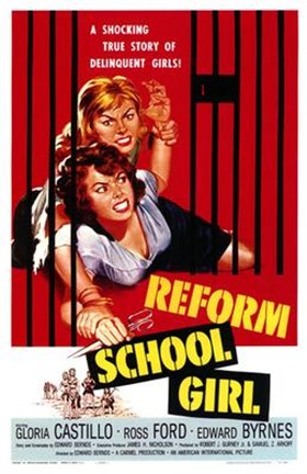 Framed Reform School Girl Print