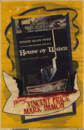 Framed House of Usher Print