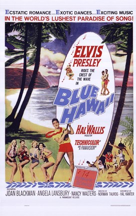 Framed Blue Hawaii Print