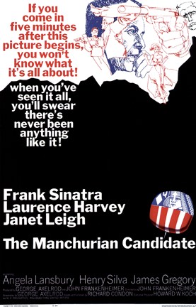 Framed Manchurian Candidate Sinatra Harvey Print