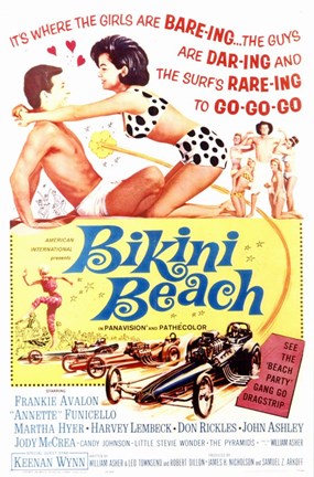 Framed Bikini Beach Print