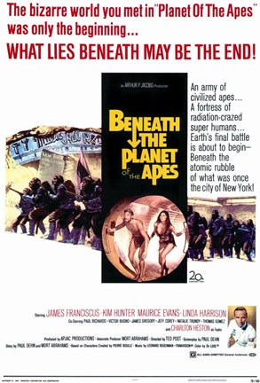 Framed Beneath the Planet of Apes Print