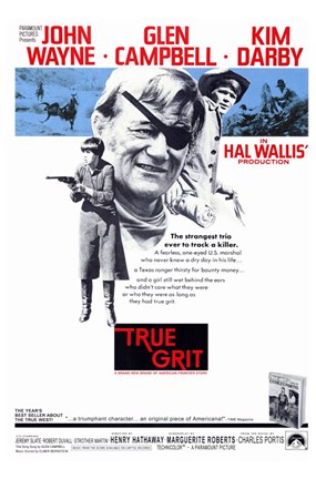 Framed True Grit John Wayne Print