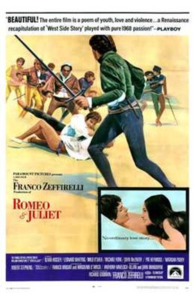 Framed Romeo and Juliet Franco Zeffirelli Print