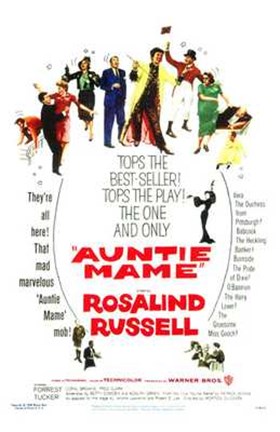 Framed Auntie Mame Print