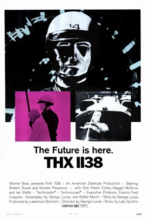 Framed Thx-1138 - movie Print