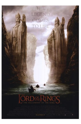 Framed Lord of the Rings: Fellowship of the Ring The Legend Comes to Life Print