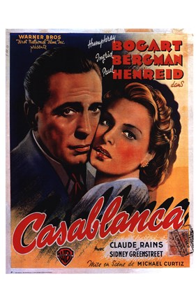 Framed Casablanca Print