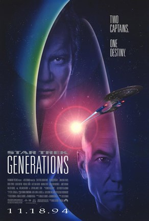 Framed Star Trek: Generations Print