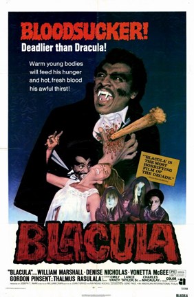 Framed Blacula Print