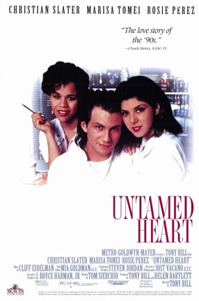 Framed Untamed Heart movie poster Print