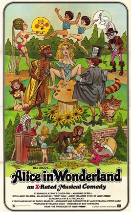 Framed Alice in Wonderland (adult film) Print