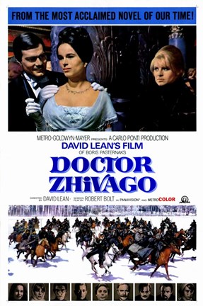 Framed Doctor Zhivago with Horse Scene Print