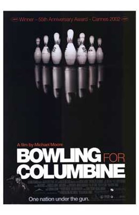 Framed Bowling for Columbine Film Print