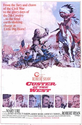 Framed Custer of the West Print