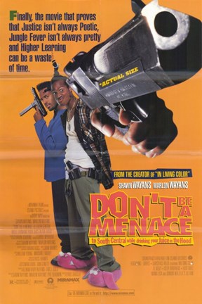 Framed Don&#39;t Be a Menace to South Central Wayans Brothers Print