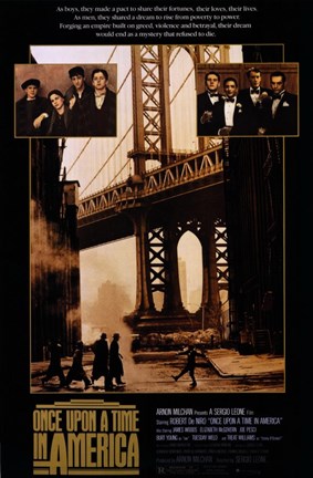 Framed Once Upon a Time in America Bridge Print