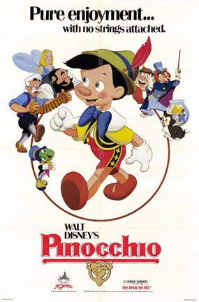 Framed Pinocchio Print