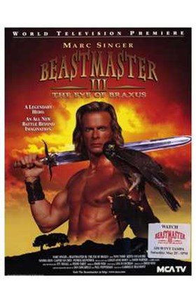 Framed Beastmaster III: the Eye of Braxus Print