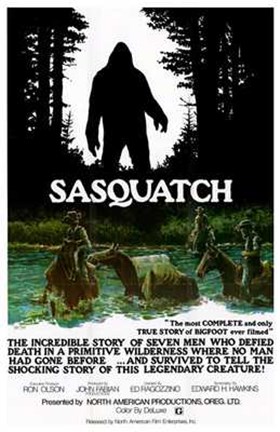 Framed Sasquatch  the Legend of Bigfoot Print
