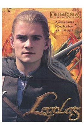 Framed Lord of the Rings: the Two Towers Legolas Print