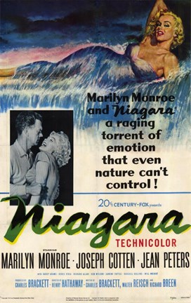 Framed Niagara Marilyn Monroe Print