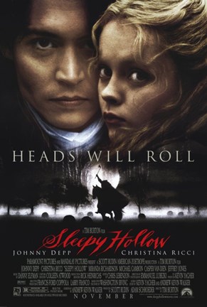 Framed Sleepy Hollow Johnny Depp Print