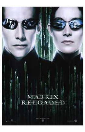 Framed Matrix Reloaded Neo and Trinity Print