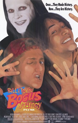 Framed Bill and Ted&#39;s Bogus Journey Print