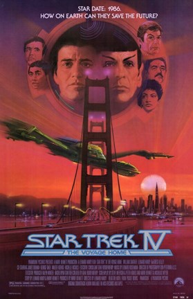 Framed Star Trek 4: the Voyage Home Print
