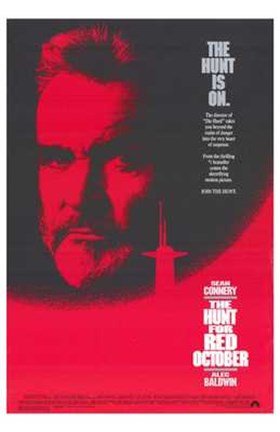 Framed Hunt for Red October Print