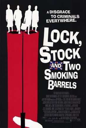 Framed Lock Stock and 2 Smoking Barrels Movie Print