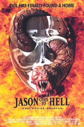 Framed Jason Goes to Hell: the Final Friday Print