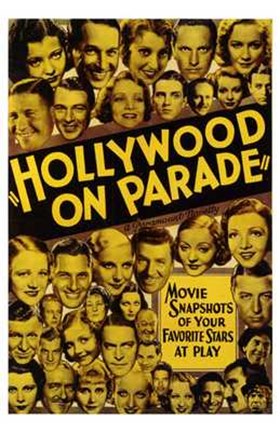 Framed Hollywood on Parade Print