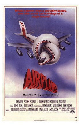 Framed Airplane (movie poster) Print