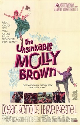 Framed Unsinkable Molly Brown (movie poster) Print