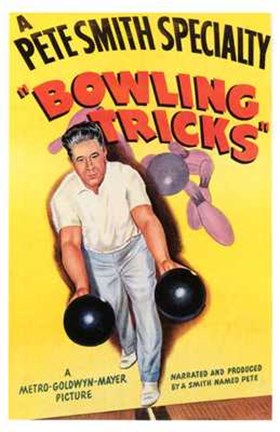 Framed Bowling Tricks Print